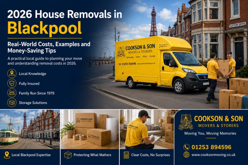 2026 House Removals in Blackpool